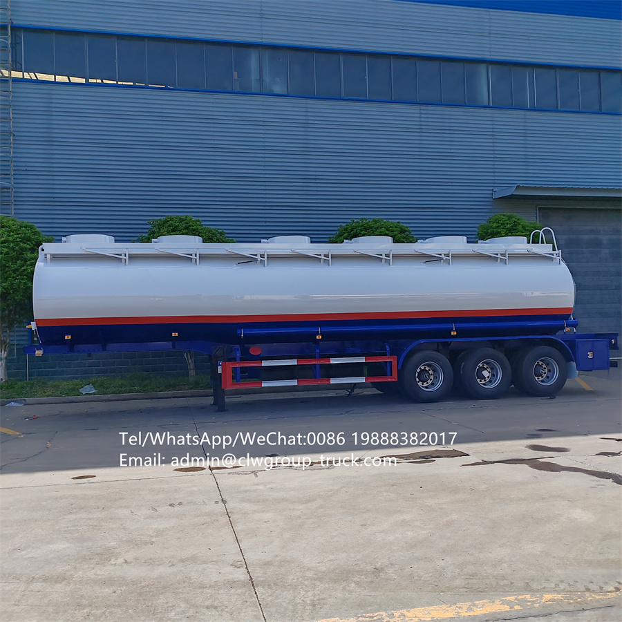 3 axles carbon steel 55000 litres 30tons oil tanker truck trailer,Chengli Special Automobile Co.,Ltd,30tons 50000litres 55000litres diesel fuel oil tank truck trailer