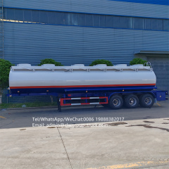 3 axles carbon steel 55000 litres 30tons oil tanker truck trailer,Chengli Special Automobile Co.,Ltd,30tons 50000litres 55000litres diesel fuel oil tank truck trailer