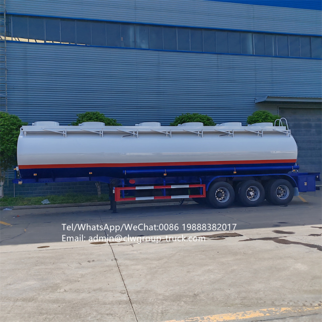 3 axles carbon steel 55000 litres 30tons oil tanker truck trailer,Chengli Special Automobile Co.,Ltd,30tons 50000litres 55000litres diesel fuel oil tank truck trailer