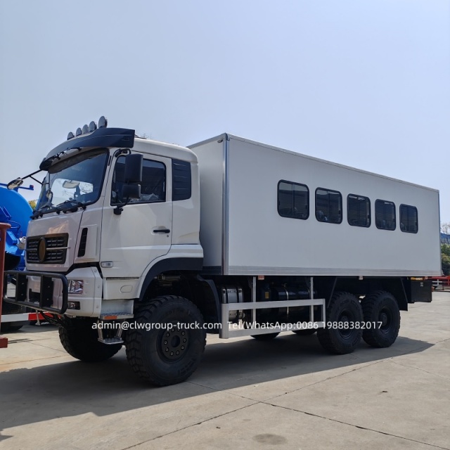 CLW 6x6 off road 27 seats van box troop carrier truck,Chengli Special Automobile Co.,Ltd,CLW 6X6 solider deilivery box van troop personnel carrier truck
