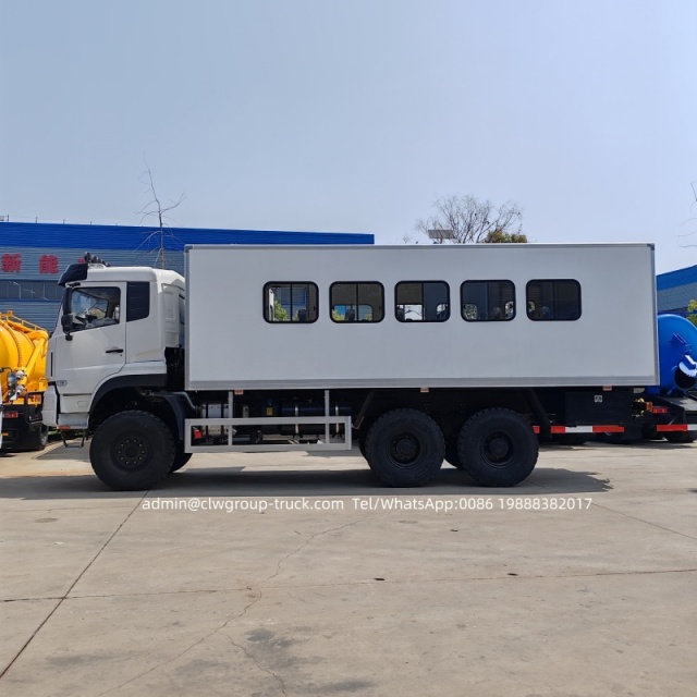 CLW 6x6 off road 27 seats van box troop carrier truck,Chengli Special Automobile Co.,Ltd,CLW 6X6 solider deilivery box van troop personnel carrier truck