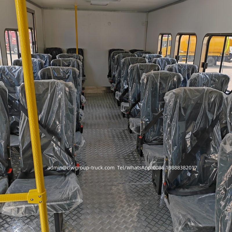 CLW 6x6 off road 27 seats van box troop carrier truck,Chengli Special Automobile Co.,Ltd,CLW 6X6 solider deilivery box van troop personnel carrier truck