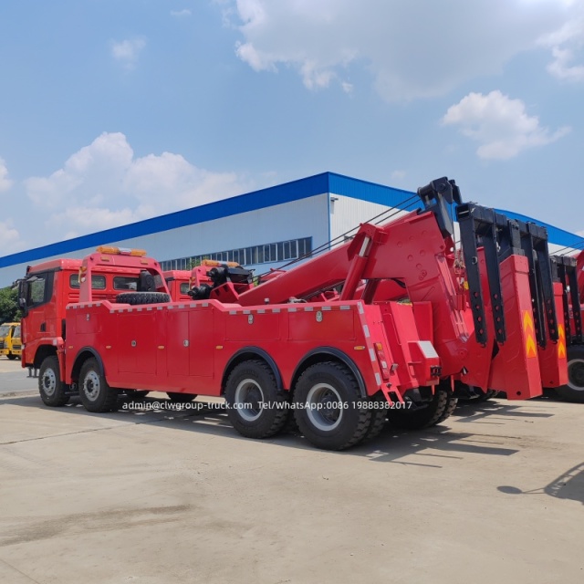 Shacman 420hp 50tons rotator heavy duty crane boom wrecker towing truck,Chengli Special Automobile Co.,Ltd,Shacman 50tons 60tons tow truck with arm crane boom towing truck