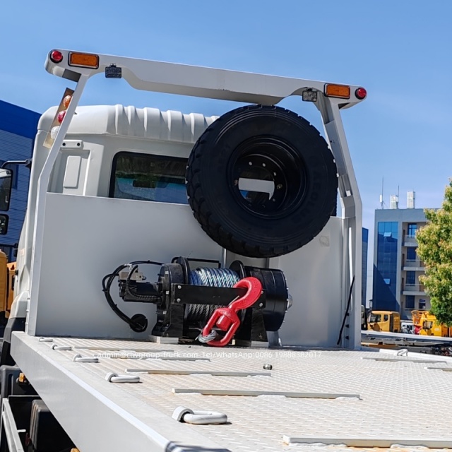 Dongfeng 6x4 tilt and slide with boom lift flatbed wrecker towing truck,Chengli Special Automobile Co.,Ltd,Dongfeng carrier slide bed tilt and slide flatbed wrecker truck