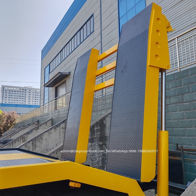 Isuzu flatbed tow truck with knuckle boom crane 8 tons,Chengli Special Automobile Co.,Ltd,Isuzu 6x4 sliding platform recovery flatbed truck with crane for sale