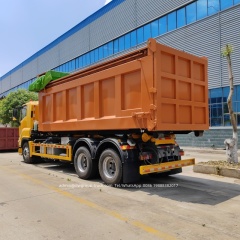 Isuzu 20tons hydraulic arm hook bin lifter garbage truck,Chengli Special Automobile Co.,Ltd,Isuzu 20tons roll on roll off hydraulic lift hook arm garbage truck