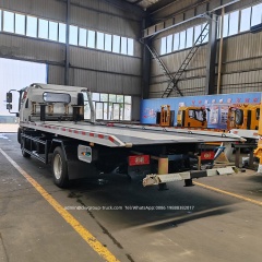 Foton Aumark 5tons winch wheel lift flatbed wrecker,Chengli Special Automobile Co.,Ltd,Foton hydraulic platform slide deck 5tons flatbed wrecker truck