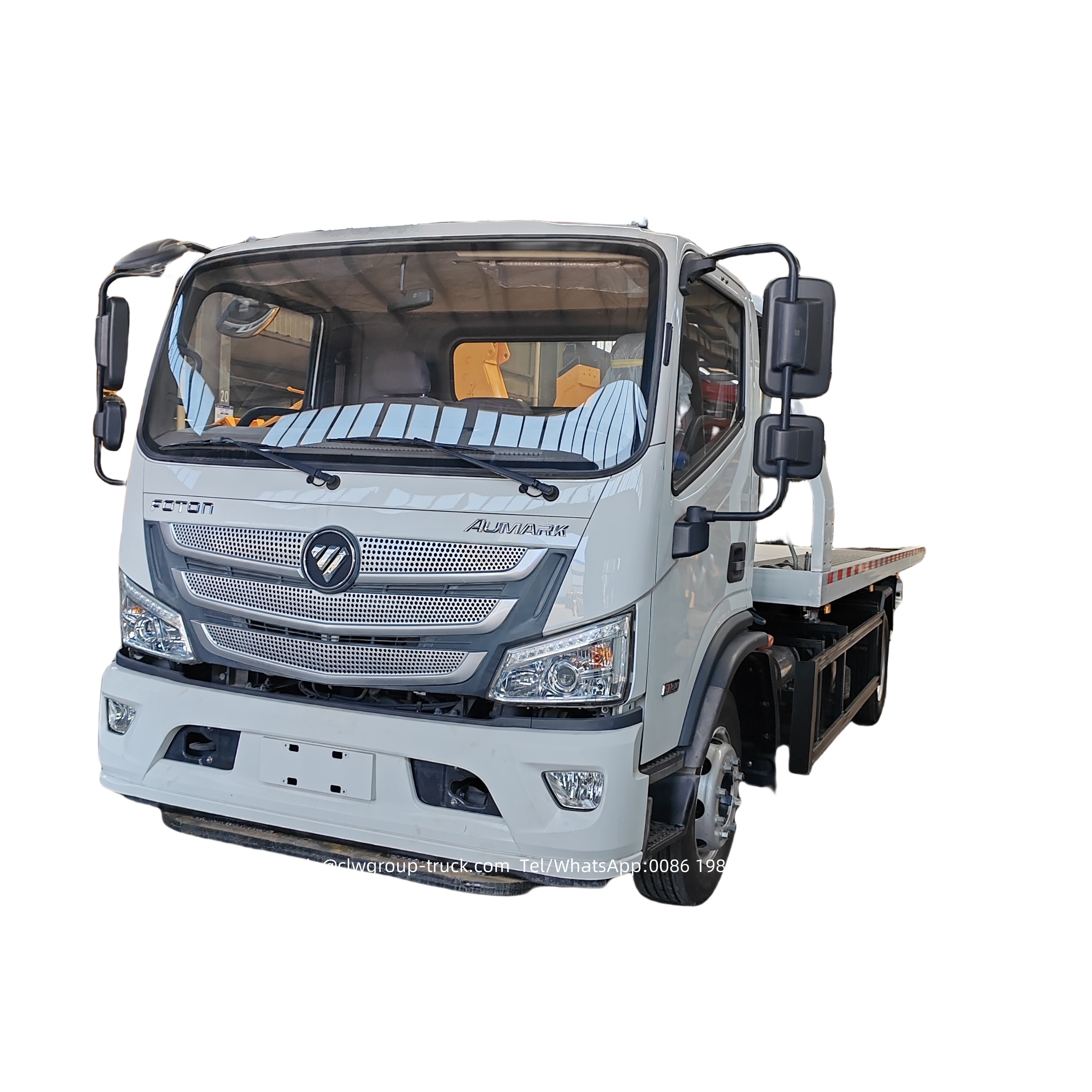 Foton Aumark 5tons winch wheel lift flatbed wrecker,Chengli Special Automobile Co.,Ltd,Foton hydraulic platform slide deck 5tons flatbed wrecker truck