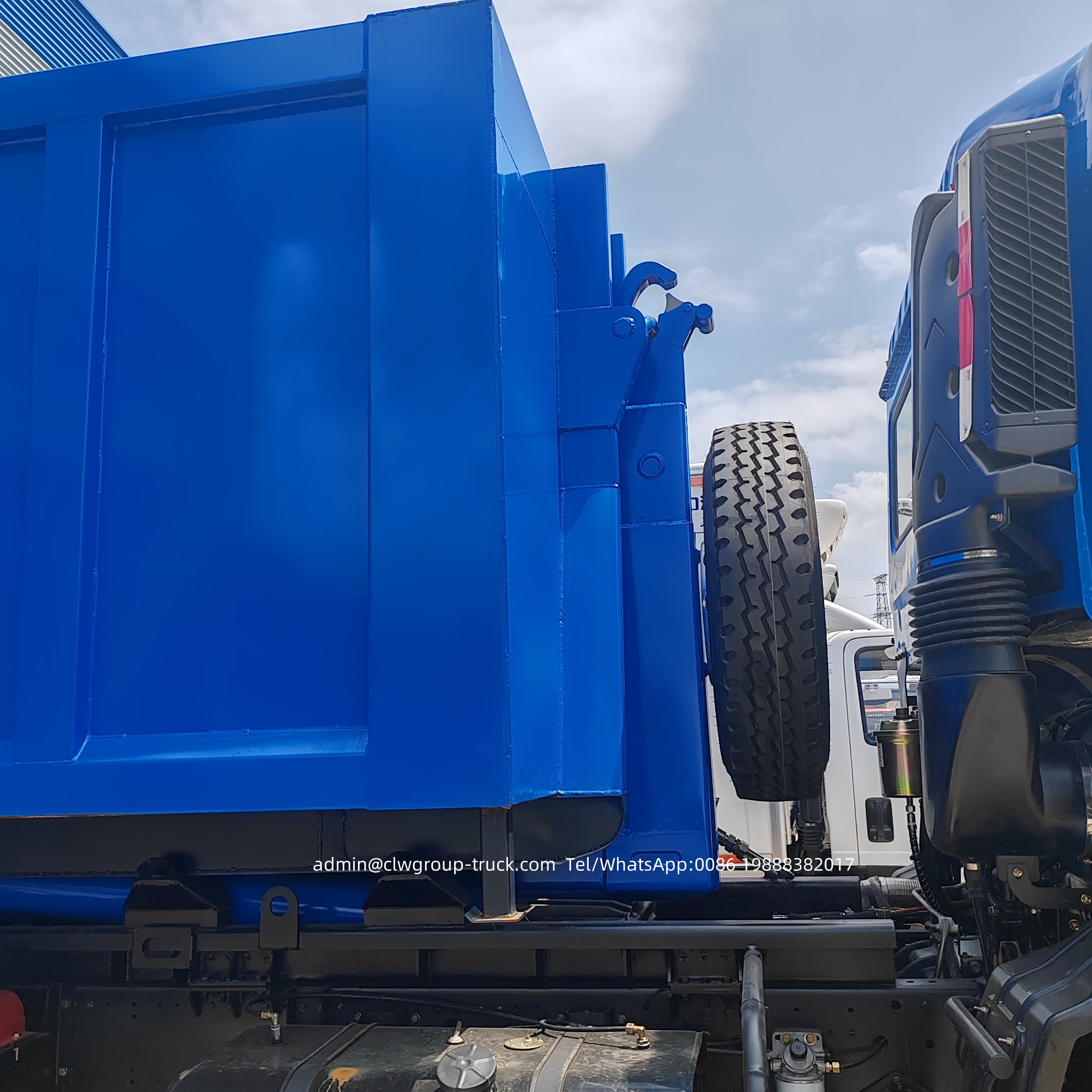 Dongfeng 6x4 20m3 bin hook container lift truck,Chengli Special Automobile Co.,Ltd,Dongfeng hydraulic arm roll rubbish recycling bin hook and lift truck