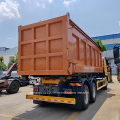 Isuzu 20tons hydraulic arm hook bin lifter garbage truck,Chengli Special Automobile Co.,Ltd,Isuzu 20tons roll on roll off hydraulic lift hook arm garbage truck