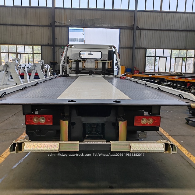 Foton Aumark 5tons winch wheel lift flatbed wrecker,Chengli Special Automobile Co.,Ltd,Foton hydraulic platform slide deck 5tons flatbed wrecker truck