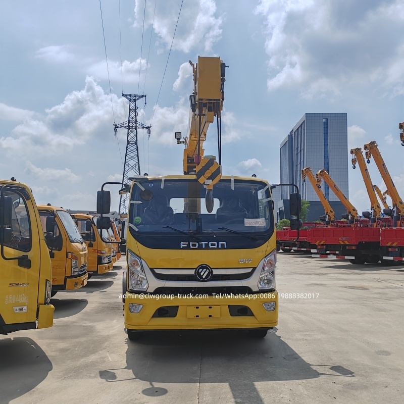 Foton 5ton flatbed tow truck with telescopic crane xcmg 6.3ton wrecker bed,Chengli Special Automobile Co.,Ltd,Foton slide deck flatbed car carrier recovery rescue car towing crane