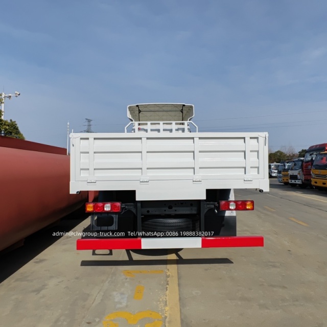lorry truck rear side view