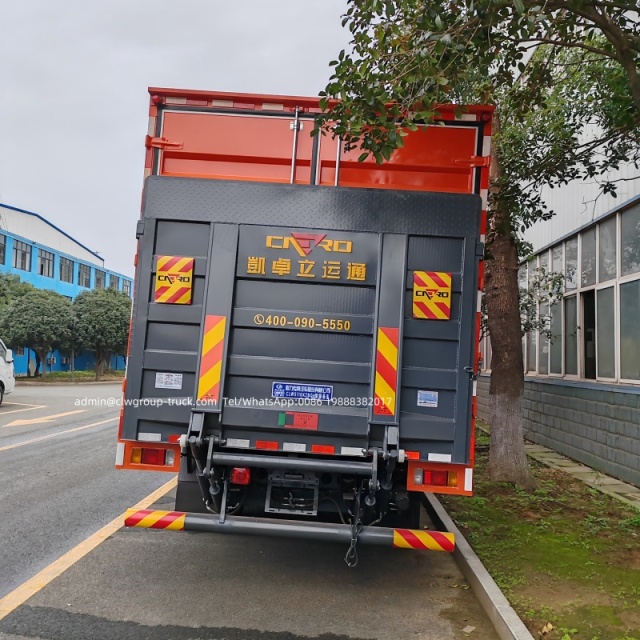 Isuzu 190hp dry van box truck with tailgate lift,Chengli Special Automobile Co.,Ltd,Isuzu new 15ft box truck 7 tons 10tons dry van box truck with tailgate
