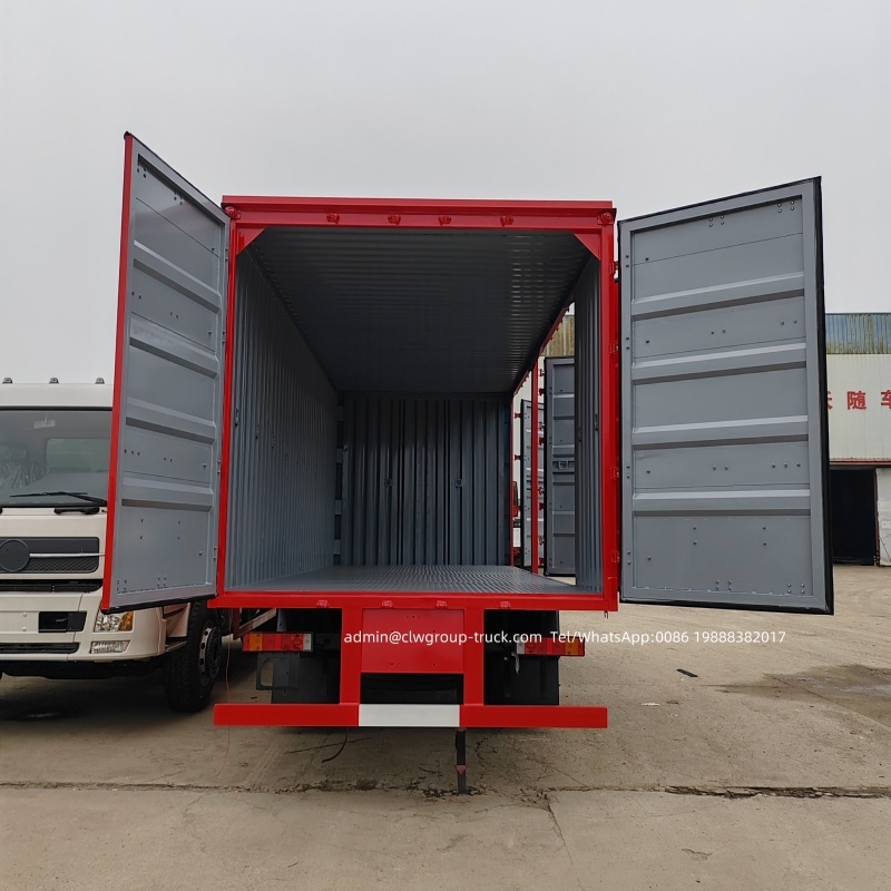 Dongfeng 15tons 6 wheeler box van truck,Chengli Special Automobile Co.,Ltd,Dongfeng 4X2 210hp 10tons 6.2m 6.5m box van truckc with gate lift
