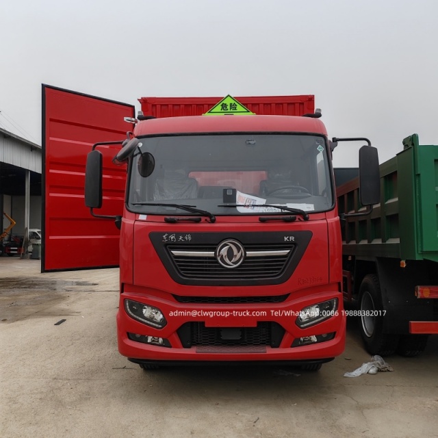 Dongfeng 15tons 6 wheeler box van truck,Chengli Special Automobile Co.,Ltd,Dongfeng 4X2 210hp 10tons 6.2m 6.5m box van truckc with gate lift