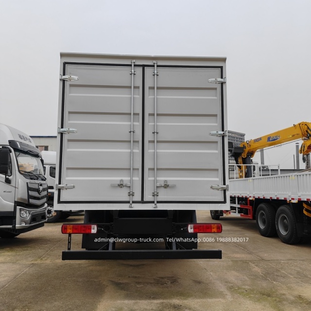 Foton 6 wheeler 4x2 18tons box truck and cargo van,Chengli Special Automobile Co.,Ltd,Foton 4x2 6 wheeler 18tons 20tons closed body box truck and cargo van
