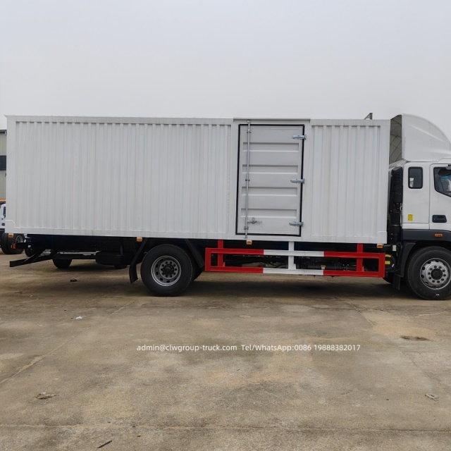 Foton 6 wheeler 4x2 18tons box truck and cargo van,Chengli Special Automobile Co.,Ltd,Foton 4x2 6 wheeler 18tons 20tons closed body box truck and cargo van