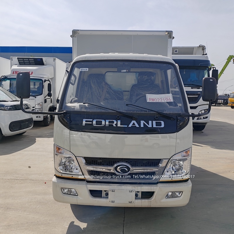 Foton forland min diesel insualtion box van food truck,Chengli Special Automobile Co.,Ltd,Cheap light dry goods delivery van insulation box van food truck