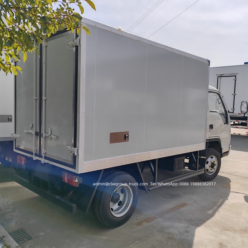 Foton with quanchai engine insulation box van truck,Chengli Special Automobile Co.,Ltd,Foton forland 3tons 4tons closed box cargo van light duty truck