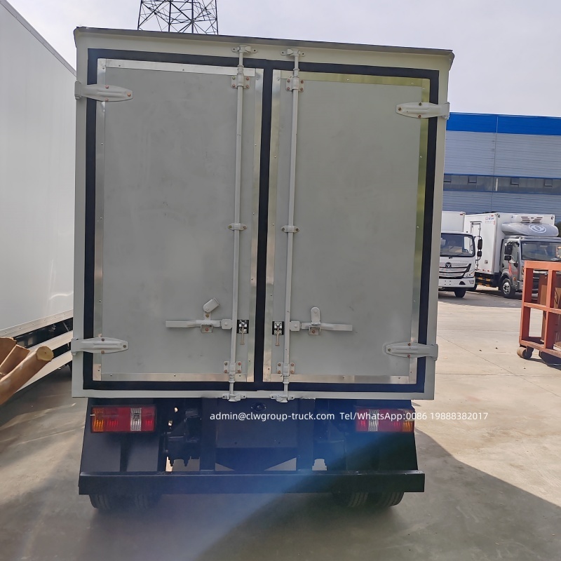 Foton with quanchai engine insulation box van truck,Chengli Special Automobile Co.,Ltd,Foton forland 3tons 4tons closed box cargo van light duty truck