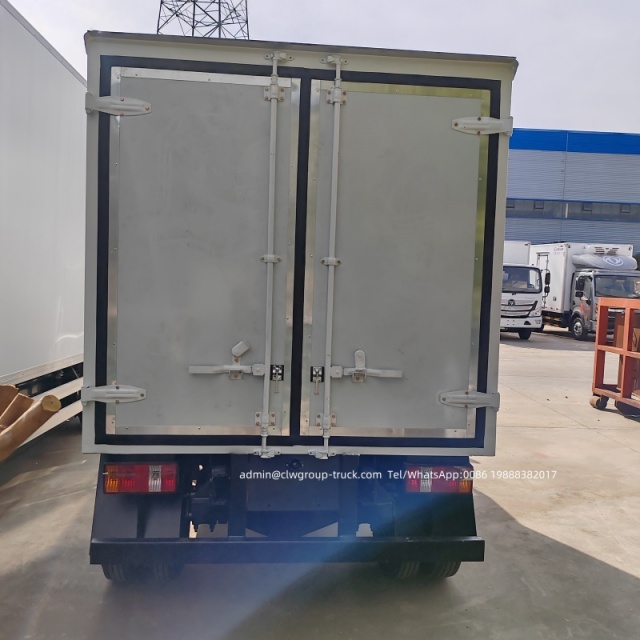Foton with quanchai engine insulation box van truck,Chengli Special Automobile Co.,Ltd,Foton forland 3tons 4tons closed box cargo van light duty truck