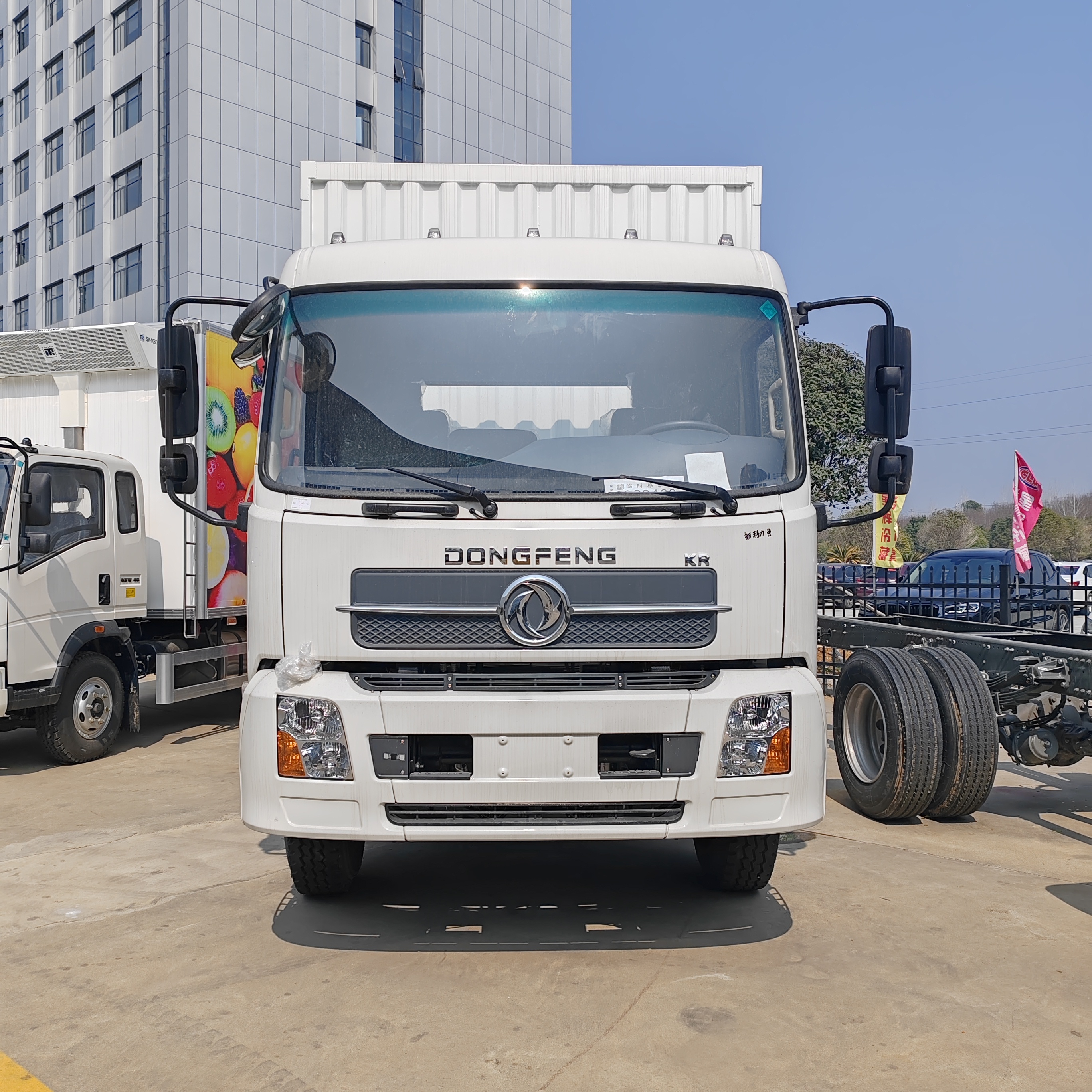 Dongfeng 190hp carbon steel close van box truck,Chengli Special Automobile Co.,Ltd,Dongfeng new carbon steel 6 wheeler 15tons cargo van box truck