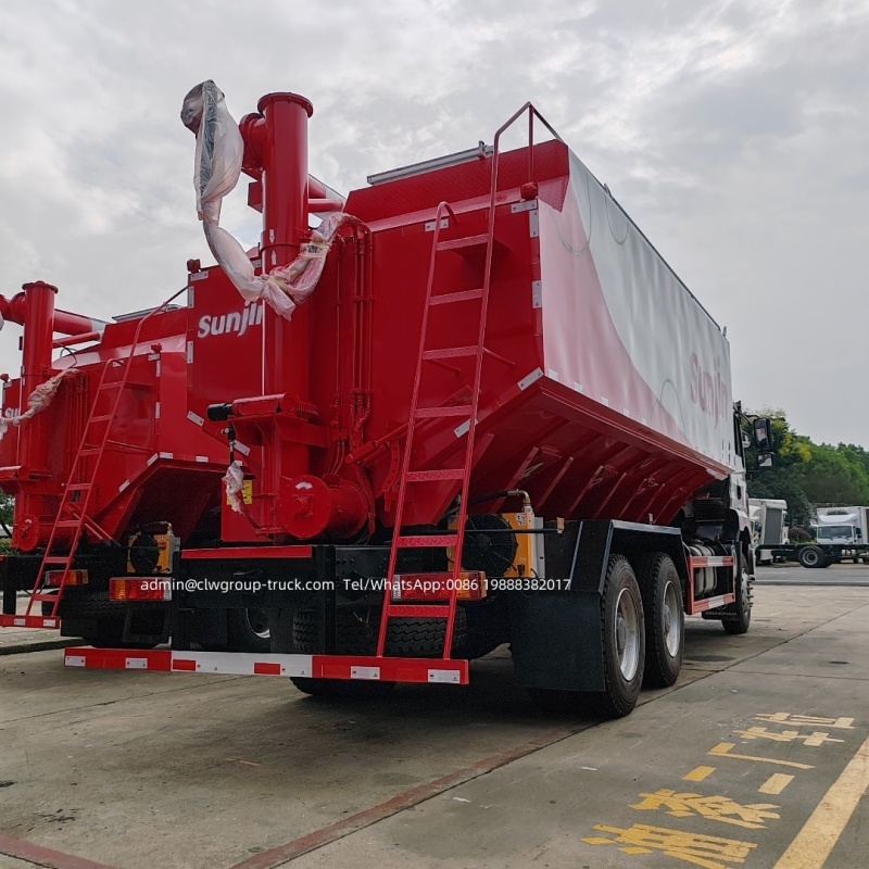 chicken feed silo truck