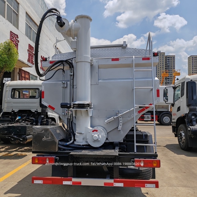 Dongfeng 12m3 6 tons auger bulk feed truck,Chengli Special Automobile Co.,Ltd,Silo truck supplier cow chicken pig food bullk feed truck supplier
