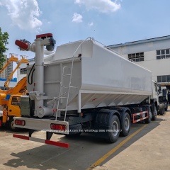 bulk animal feed transport truck