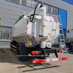 Dongfeng 4x2 10tons 20m3 auger feed truck,Chengli Special Automobile Co.,Ltd,Dongfeng 4x2 6 wheeler 10tons bulk body blower bobtail feed truck