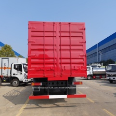 CLW 8x4 30tons 35tons High Skeletal Fence Wall Truck,Chengli Special Automobile Co.,Ltd,CLW 8X4 12wheeler 30tons cage stake box fence cargo lorry truck