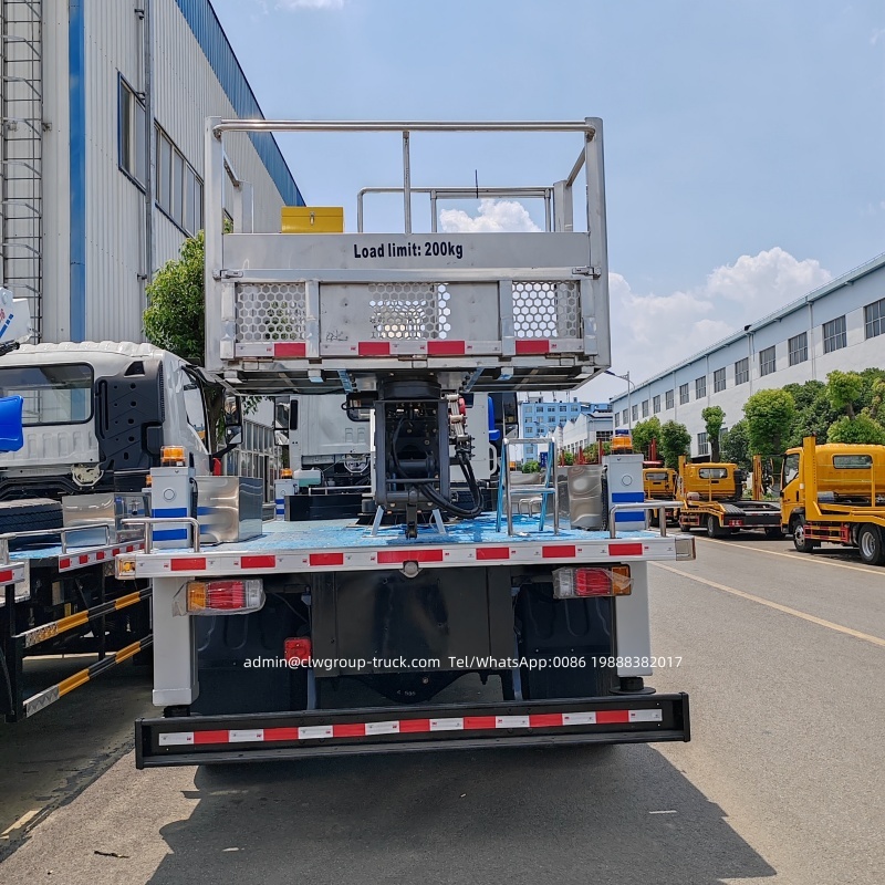 Isuzu 45m 60m telescopic aerial platform bucket truck manufacturers,Chengli Special Automobile Co.,Ltd,Isuzu 45m 60m telescopic boom lift hydraulic aerial platform truck