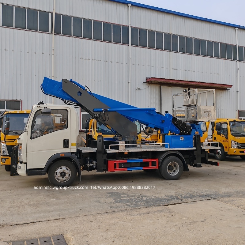 overhead work platform truck