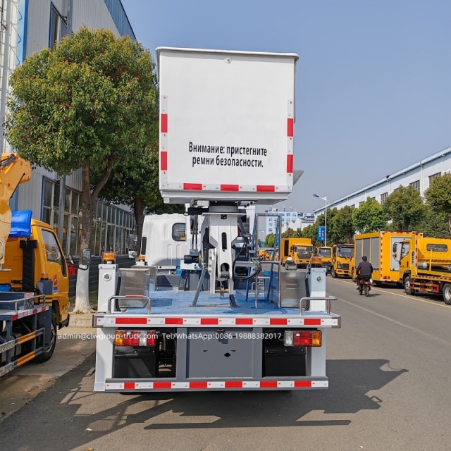 Isuzu 23m aerial work platform truck mounted high operation,Chengli Special Automobile Co.,Ltd,Isuzu high lifting platform aerial hydraulic ladder lift work vehicle