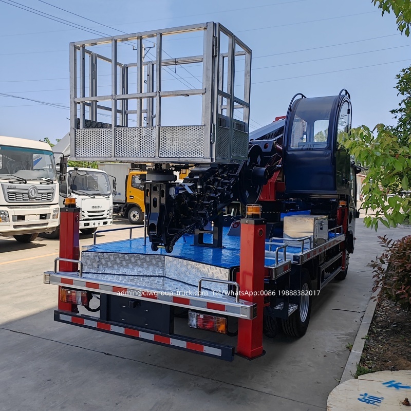 telescopic operation truck