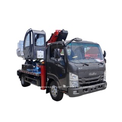 isuzu ladder lift truck overhead working truck