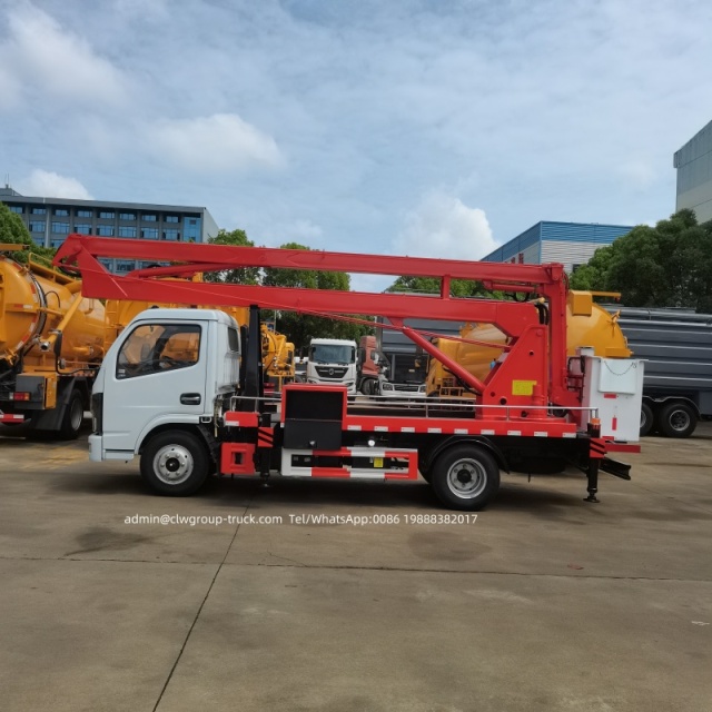 dongfeng brand aerial working platform truck 17m