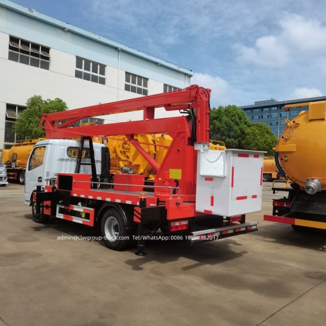 hydraulic work platform truck