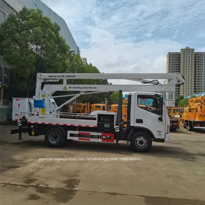 Foton 14m 16m aerial manlift work platform truck,Chengli Special Automobile Co.,Ltd,Foton with cummins engine cherry picker aerial bucket truck for sale