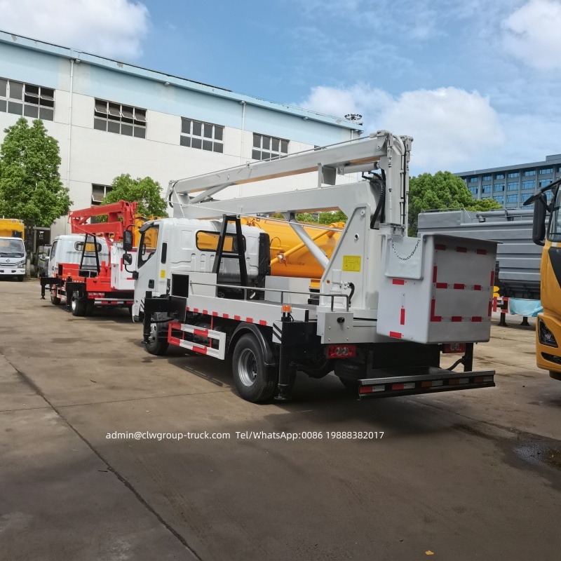 Foton 14m 16m aerial manlift work platform truck,Chengli Special Automobile Co.,Ltd,Foton with cummins engine cherry picker aerial bucket truck for sale