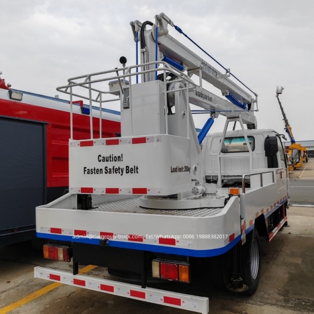 work platform hydraulic beam lifter truck