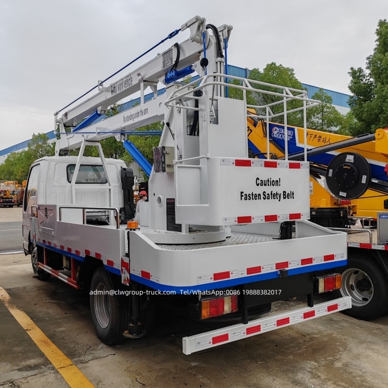 hydraulic aerial for street light truck