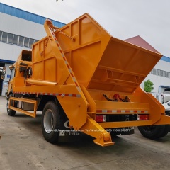 FAW 10 cubic meters skip bin garbage truck,Chengli Special Automobile Co.,Ltd,FAW swing arm 10 cubic meters skip loader garbage truck for sale