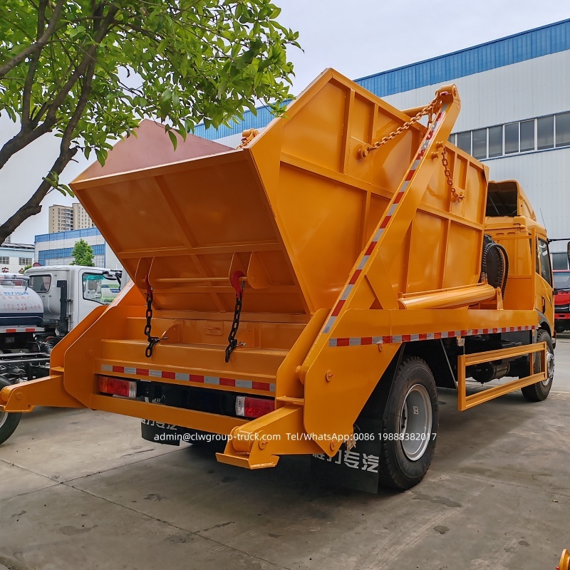 FAW 10 cubic meters skip bin garbage truck,Chengli Special Automobile Co.,Ltd,FAW swing arm 10 cubic meters skip loader garbage truck for sale