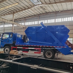 FAW 8tons skip bin lifting rear loader garbage truck,Chengli Special Automobile Co.,Ltd,FAW 8tons skip bin lift hydraulic arms rear loader garbage truck