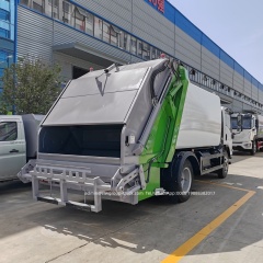 back loaded compression garbage truck 8m3