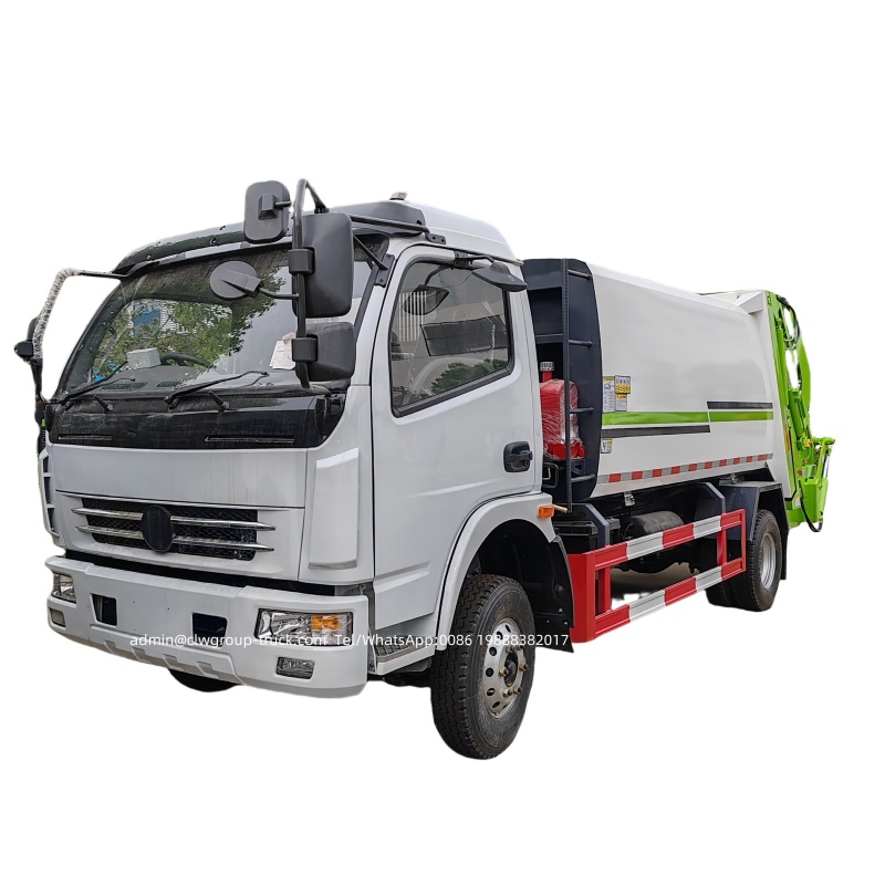Mini Compactor Garbage Dongfeng 5 cubic meter capacity garbage dumpster small compact truck