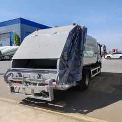 mobile mini hydraulic garbage compactor
