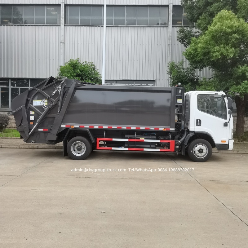 faw 4x2 compression garbage truck